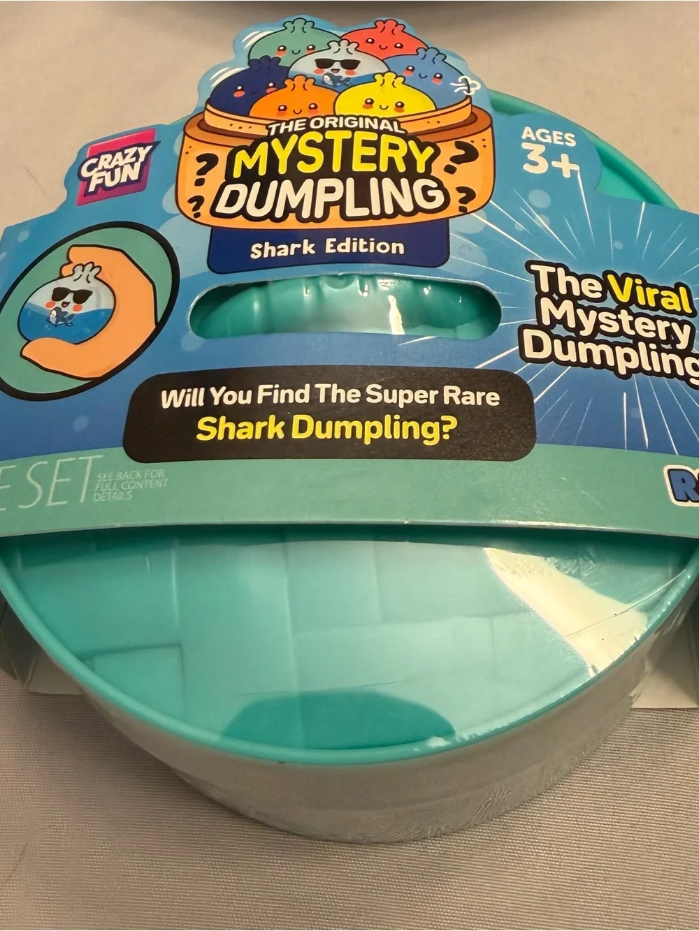 The Original Mystery Dumpling - Shark Edition, Turquoise